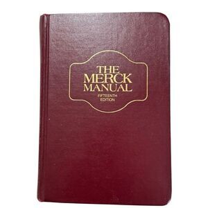 The Merck Manual 15th Fifteenth Edition MSD ( 1987, Hardcover)